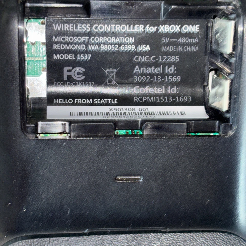 Xbox One Wireless Controller White - Model 1537 - Tested - Works - Image 2 of 4