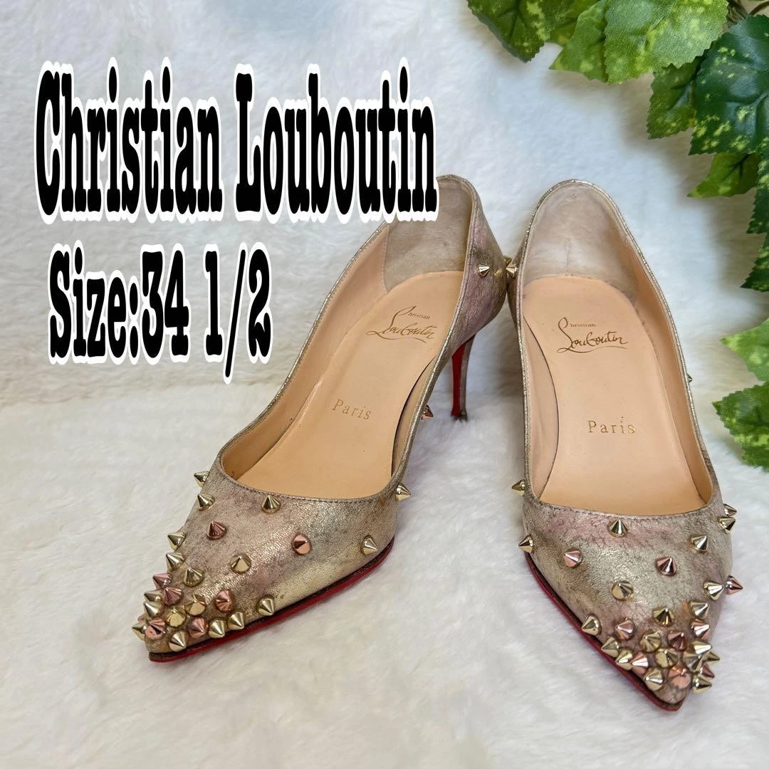 Christian Louboutin Women's Gold Spikes for sale - eBay