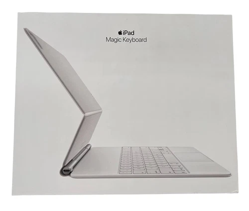 Apple Magic Keyboard Weiß für 12,9 Zoll iPad Pro (3./4./5./6 Gen) ‑ Deutsch
