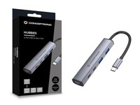 Conceptronic HUBBIES22G Conceptronic 4-1 Dock Usb-C->2Xusb-C/2Xusb-A/100Wpd