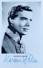 KARLHEINZ BÖHM handsignierte Autogrammkarte Netter’s Kaiser Franz Sissi 50er RAR