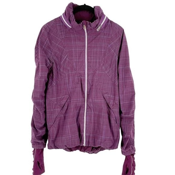 Lululemon Purple Striped Activewear Jackets for Women | Updated