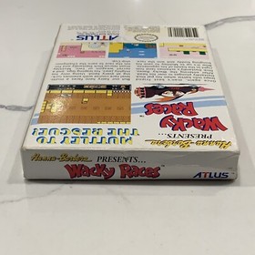 Wacky Races (NES, 1992 ATLUS) Authentic Complete CIB Manual TESTED