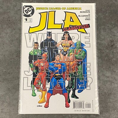 Justice League of America #1 Classified Where Is The JusticeLeague Comic Book