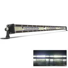 10"20"30"40"50"Slim LED Light Bar Spot Flood Combo Work Offroad SUV Driving ATV