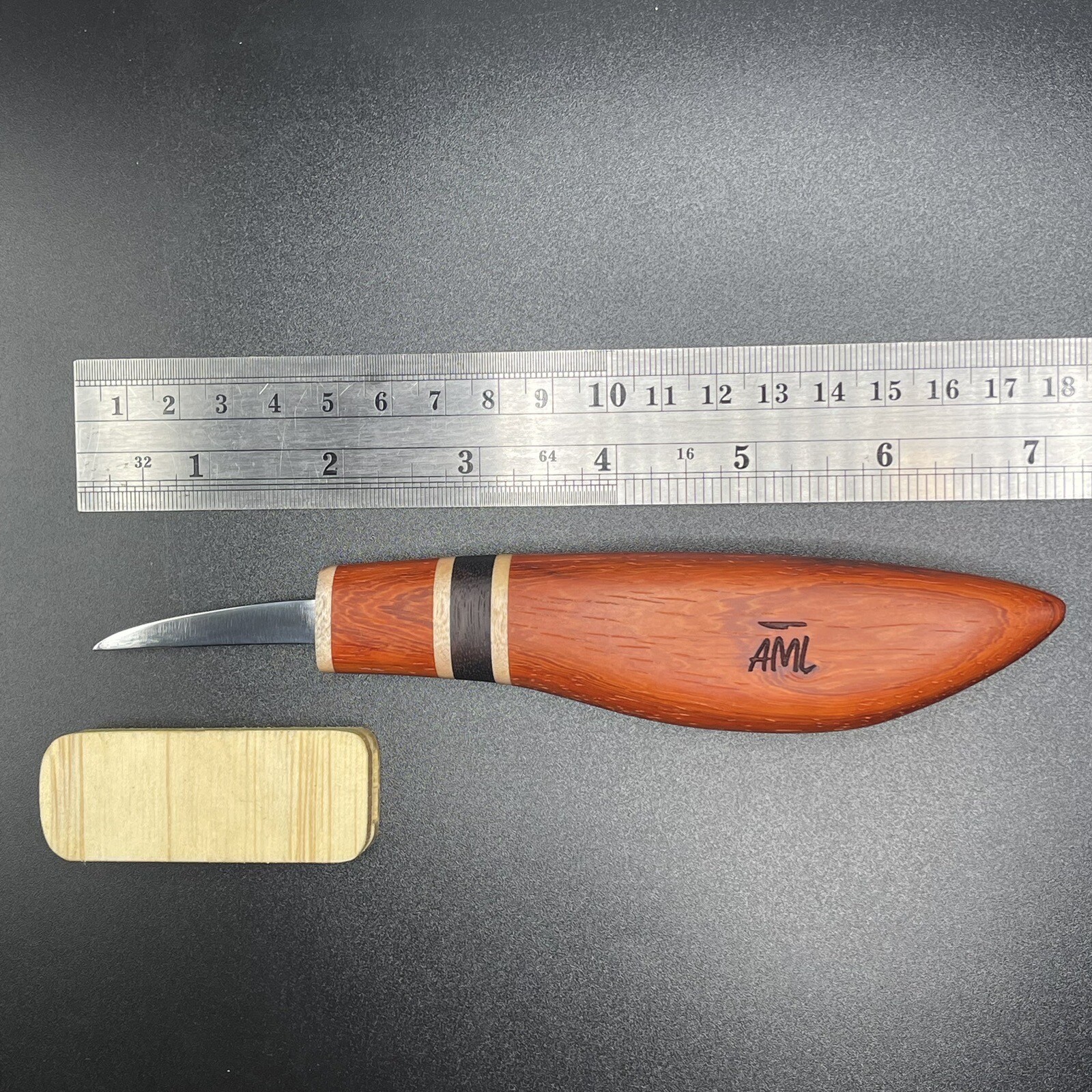 AML Knives, Brand New, wood carving knife. 1 3/4” Detail Blade. Sharp