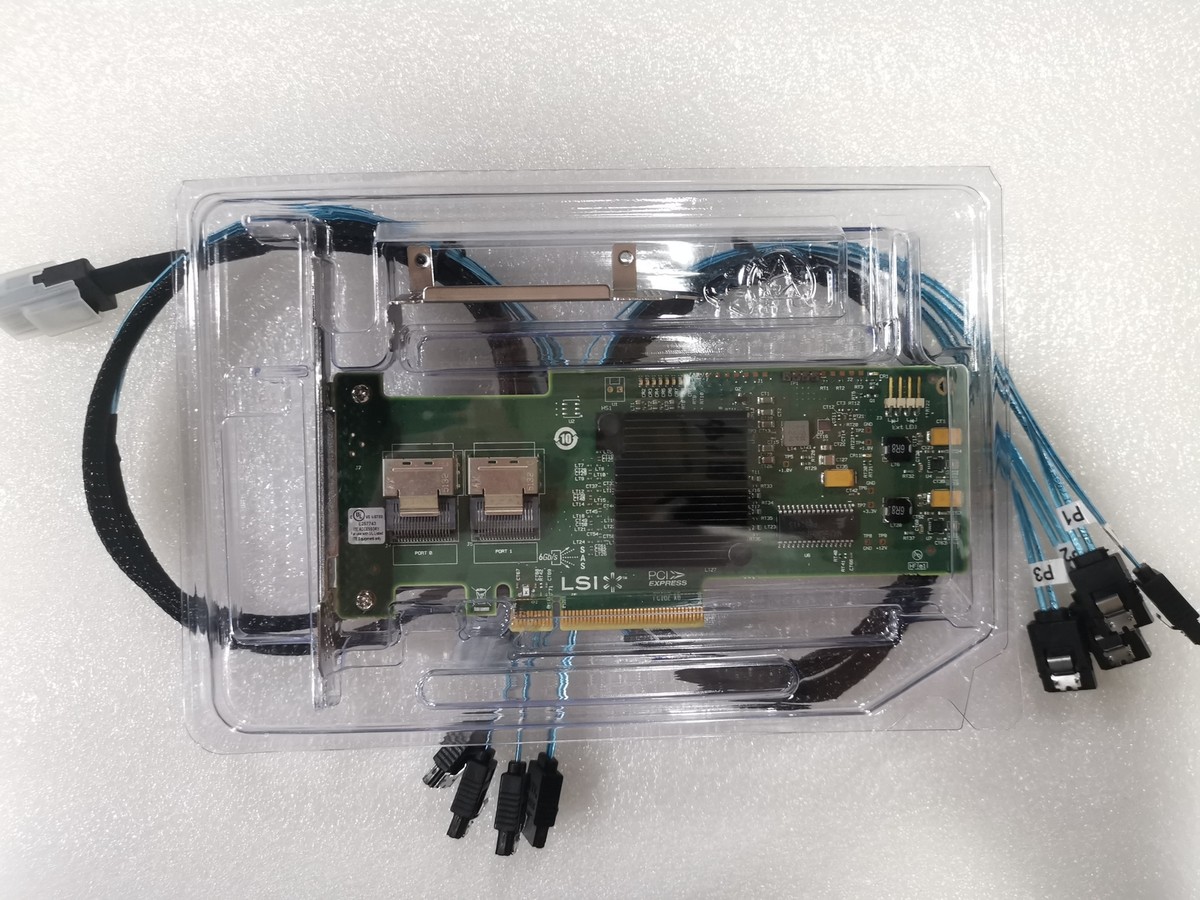 LSI 9240-8i 6Gbps SAS HBA FW:P20 9211-8i IT Mode ZFS FreeNAS unRAID 2* SFF  SATA