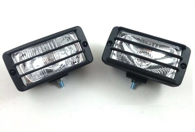 2x Scheinwerfer Halogen H3 Nebelscheinwerfer Weiß E4 55W 12V Offroad Traktor KFZ