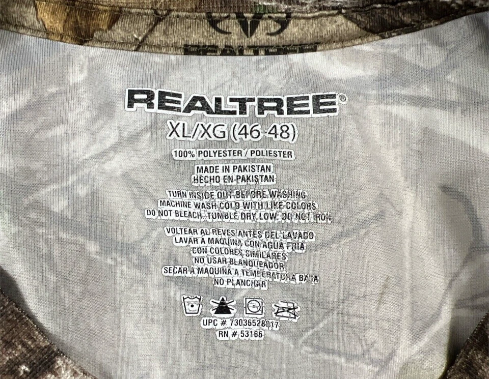 RealTree Xtra Camo Crewneck Short Sleeve Shirt Size XL - Image 3 of 4