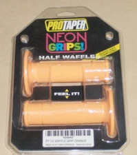 ProTaper Neon Orange Half Waffle Grips # 024042 # 02-4042