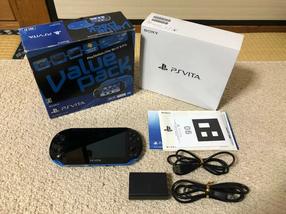 PlayStation Vita Value Pack Wi-Fi model Blue / Black PCH 2000 series slim