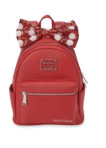 red sequin loungefly backpack