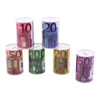 Spaarpot Metaal Johntoy: 8X15 Cm Kinderkamer Neu