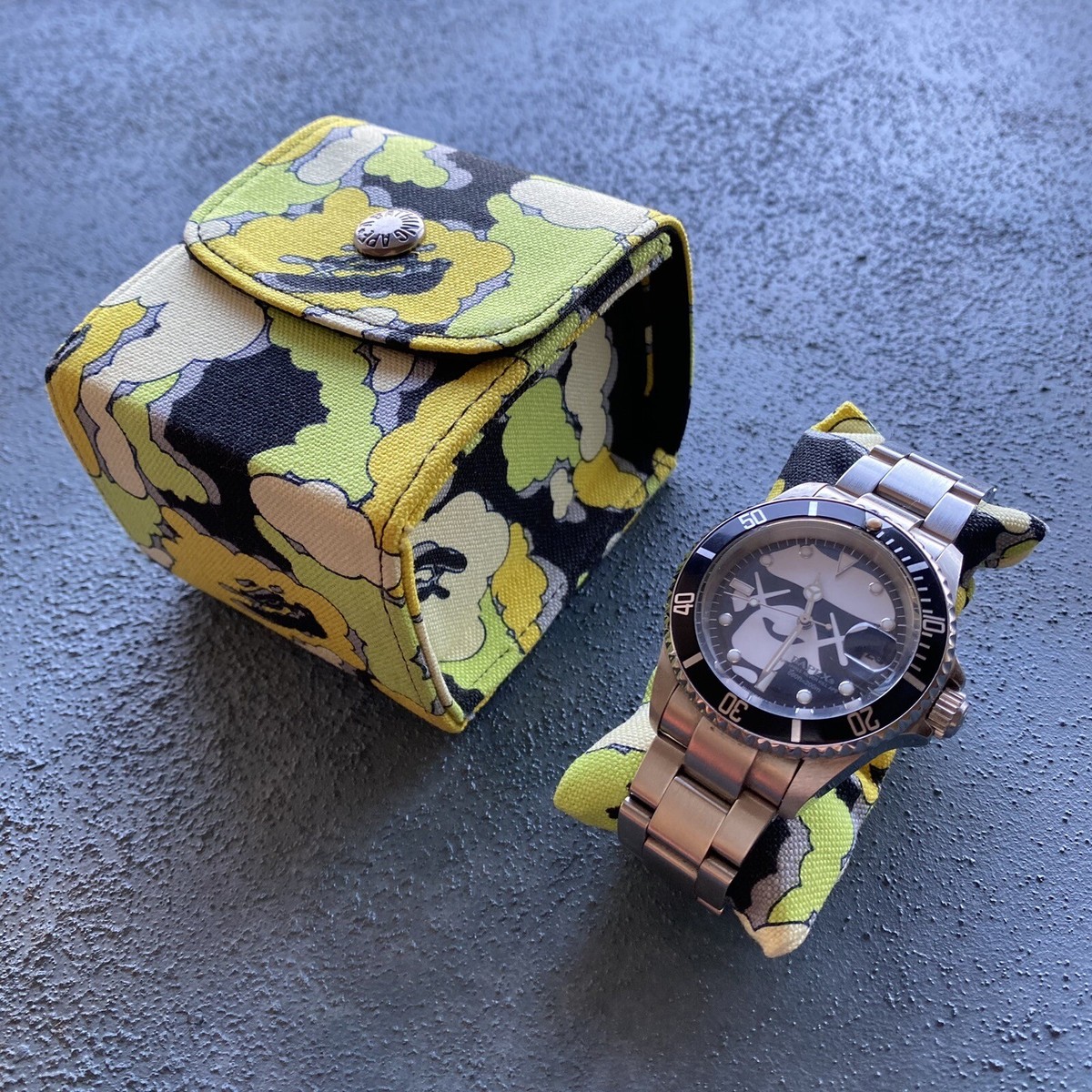 Bape x KAWS Automatic Watch A Bathing Ape Storage Box Bape x KAWS Automatic Watch A Bathing Ape Storage Box