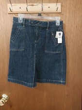 BNWT Gap Denim Jean Skirt Size 1 Y2K Vintage