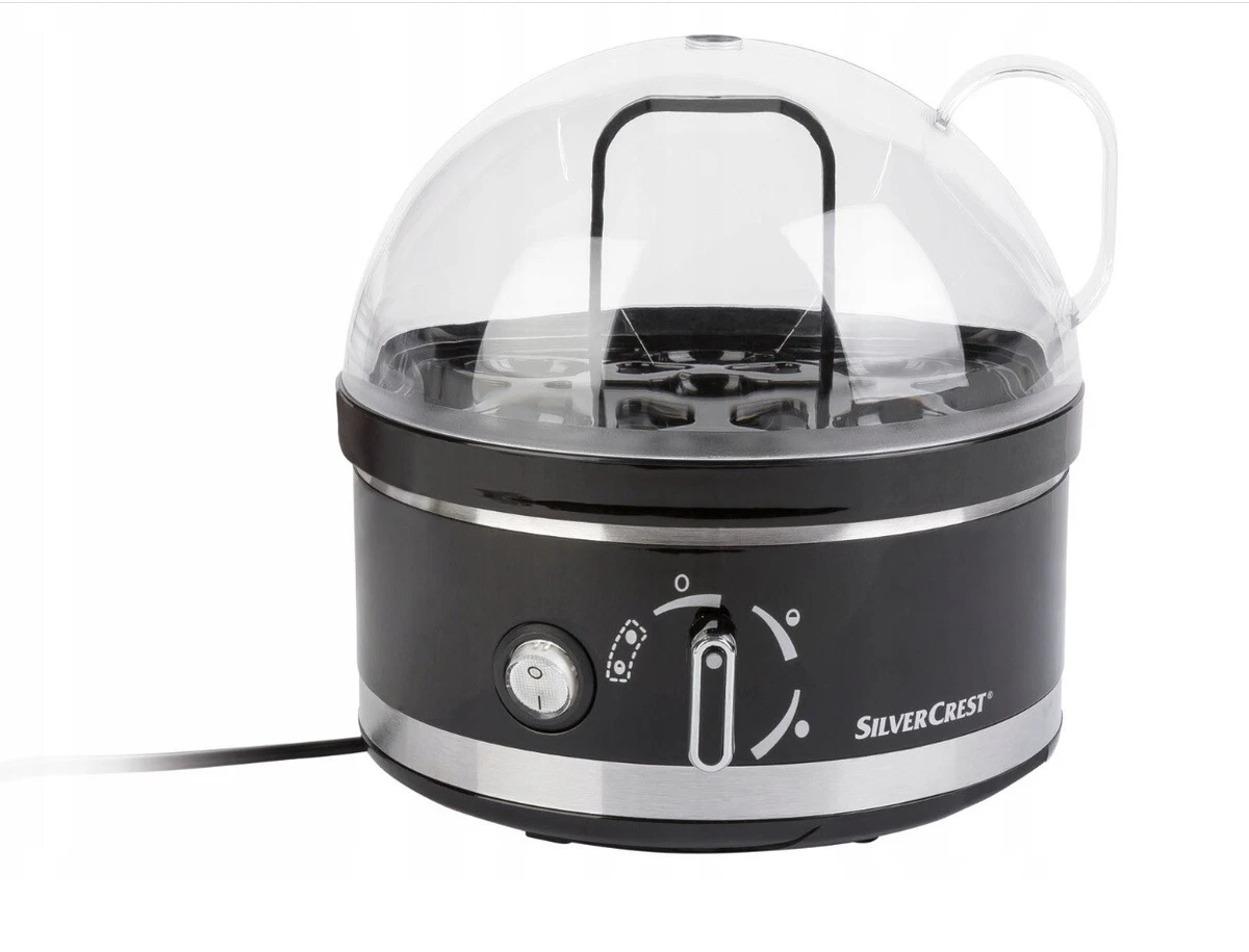 Egg Cooker SilverCrest Electric Hard Boiled Poacher Steamer