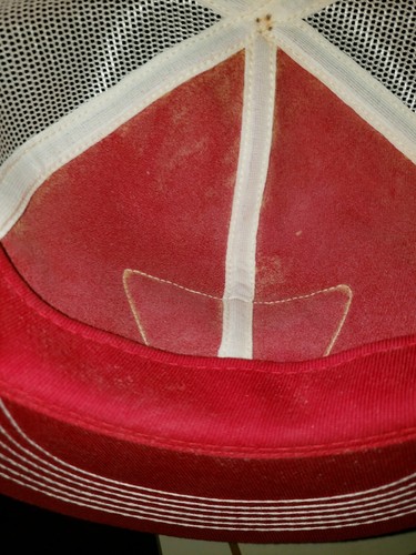 NOS Vtg K Brand Snapback Mesh Trucker Hat Red USA Zimmatic G2 Farm Irrigation - Picture 7 of 12