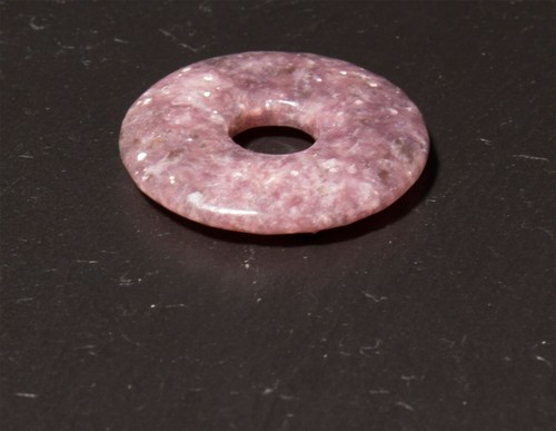 Edelstein Donuts A-L 20 30 40 50 mm für Lederband Kette Pi Scheibe Steinschatz - Bild 270 von 273