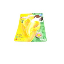 Nuby Banana Soft Massaging Bristles Nana Nubs Yellow Tooth Brush 3M USA Seller