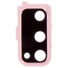 Glass Camera Lens with Bracket Back for Samsung Galaxy S20 Pink Replacement Part