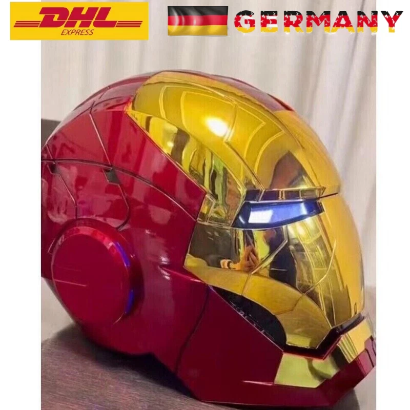 MARKENLOS Iron Man Helm MK5 Autoking Vollautomatisch Voicecontrol Versand aus Deutschland