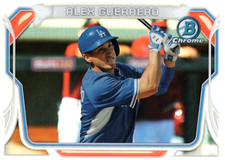 2014 Bowman Chrome Mini #MCAG Alex Guerrero Los Angeles Dodgers