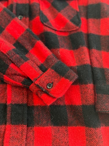 Vintage 80's Sears Buffalo Button Up Shirt - Picture 4 of 6