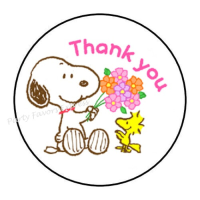 30 THANK YOU ENVELOPE SEALS LABELS STICKERS PARTY FAVORS 1.5" ROUND | eBay