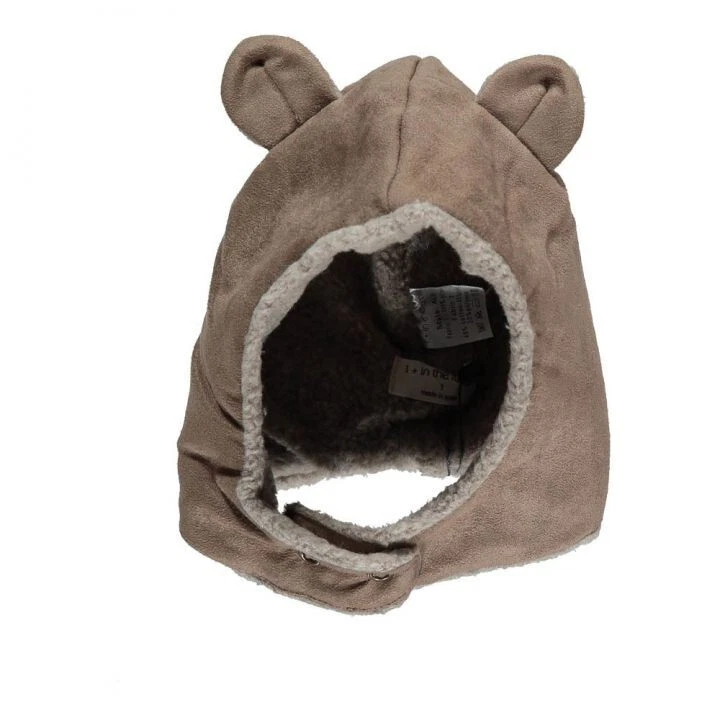 1+ IN THE FAMILY Designer Baby Toddler Alf Faux Fur Ear Hat Caramel Spain 2T $32