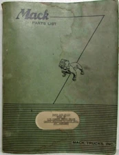 1952 Mack Truck LR Model Parts Book - Number 2122