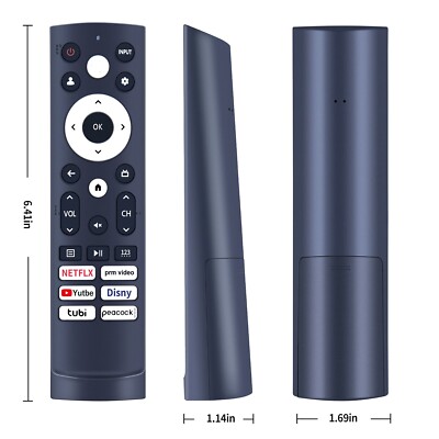 IR Remote for Hisense 4K ULED Premium QLED Android TV 50U8G 55U8G 65U8G 75U8G