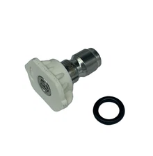 Pressure Washer Quick Connect Tip Nozzle Size 3.5 GPM White 40 Degree Spray 