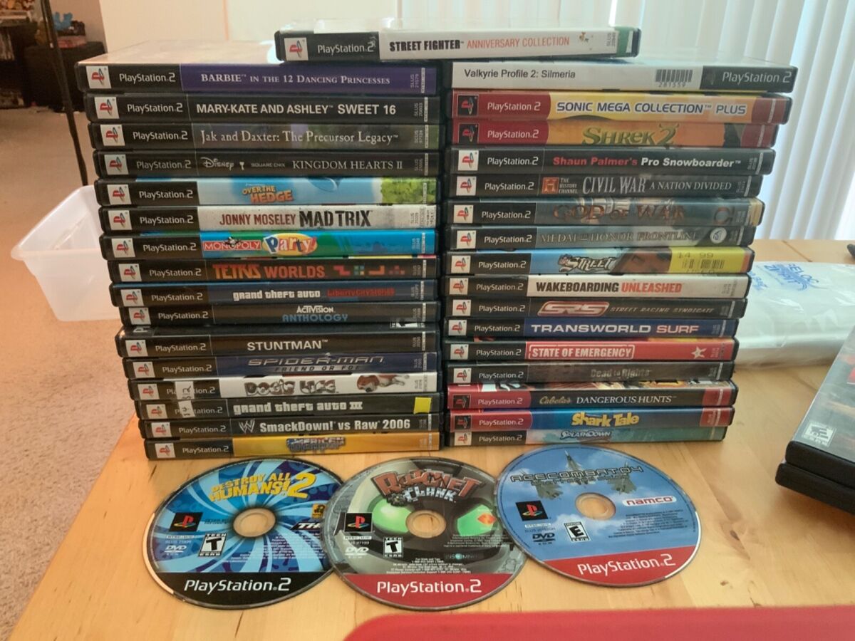 Sony PlayStation 2 Game Lot 6 Games-Loose Discs Only TESTED! FREE SHIPPING!