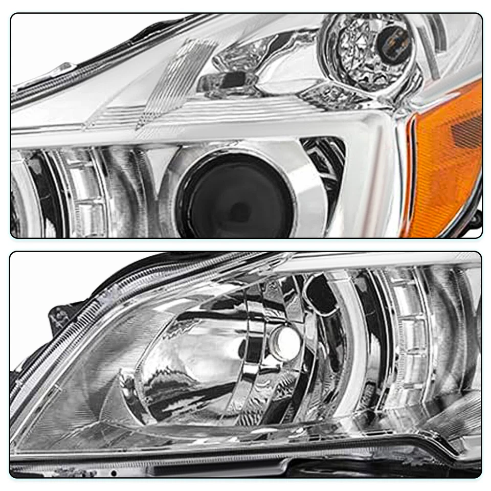 Para 2010-2014 Subaru Outback Legacy projetor 2 peças conjunto de faróis L+R 10-14 - Imagem 3 de 4