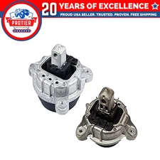 Fits 2012-2016 BMW 528i xDrive 2.0L AWD Front Left&Right Motor Mount Set