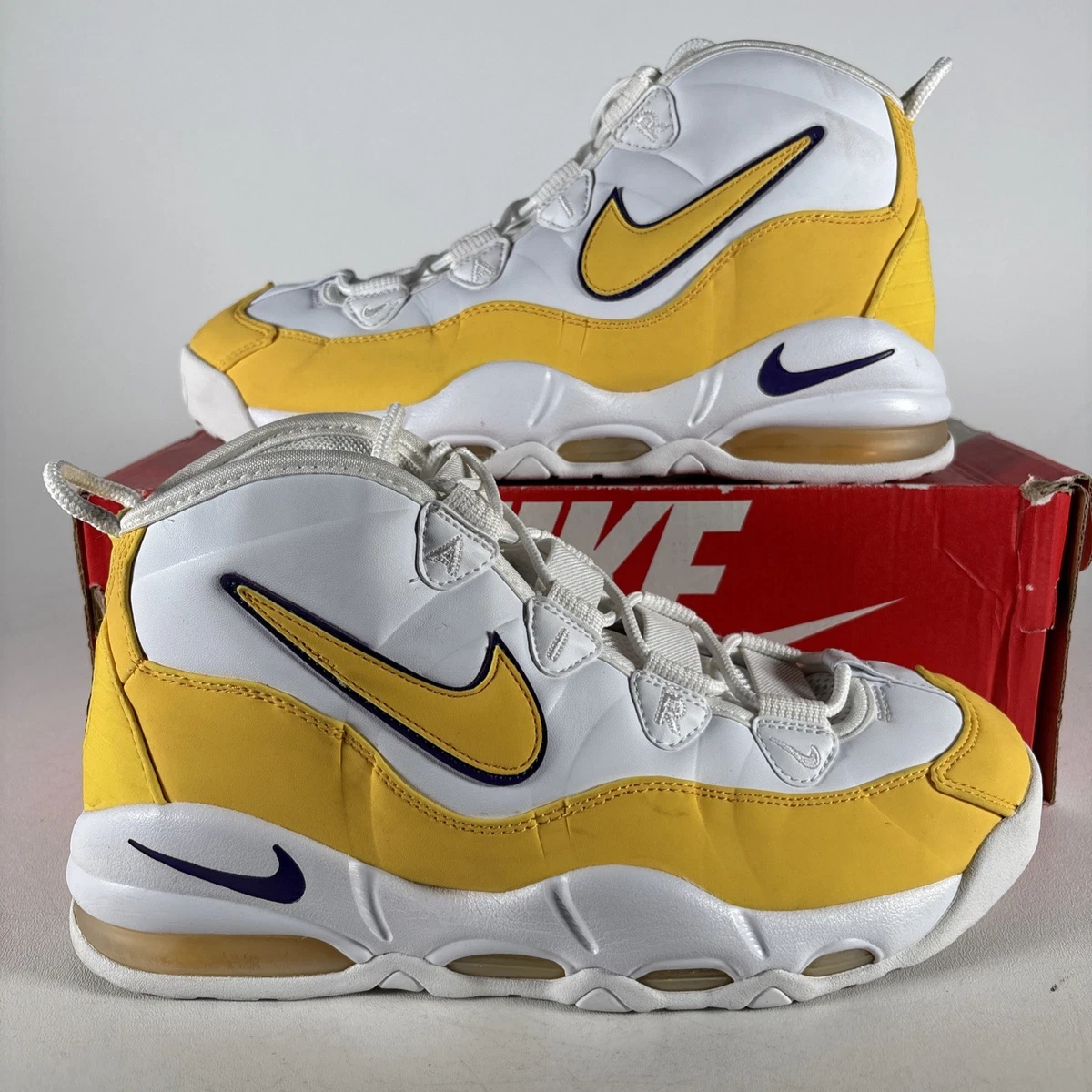 Nike Men\'s Air Max Uptempo 95 Lakers 624011-71100  Vintage 03 Sz 12 New Nike Air Max Uptempo  main image 3