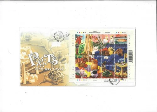 Singapore Year 2001 Pets FDC