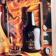 1992 The Glenlivet 21 Scotch Whisky Vintage Print Ad Alcohol Liquor Advert Art