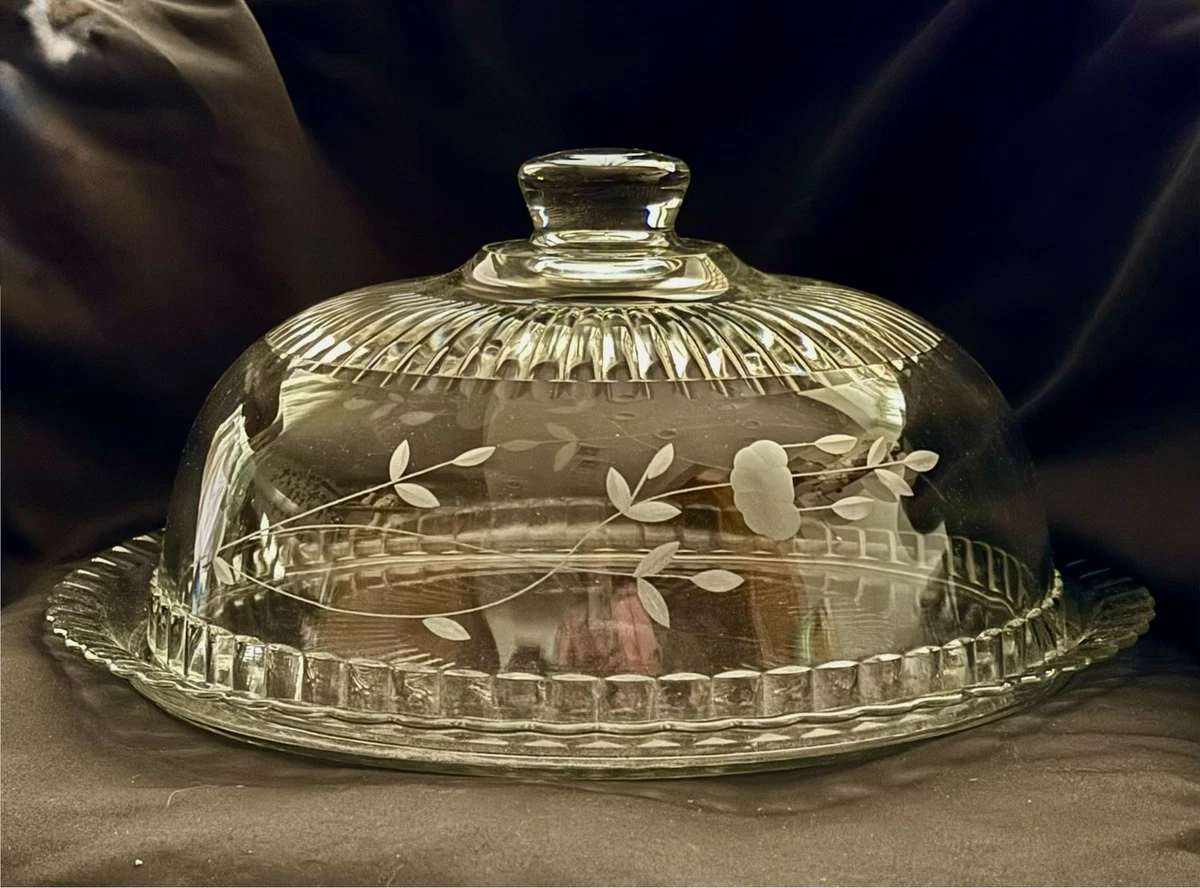 Support à Gâteaux Orné vintage en Cristal au Plomb par Princess House - France