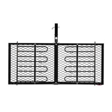 Uimoso Hitch Cargo Carrier With Bike Rack 62 X 27 X 3 Rear Storage Basket