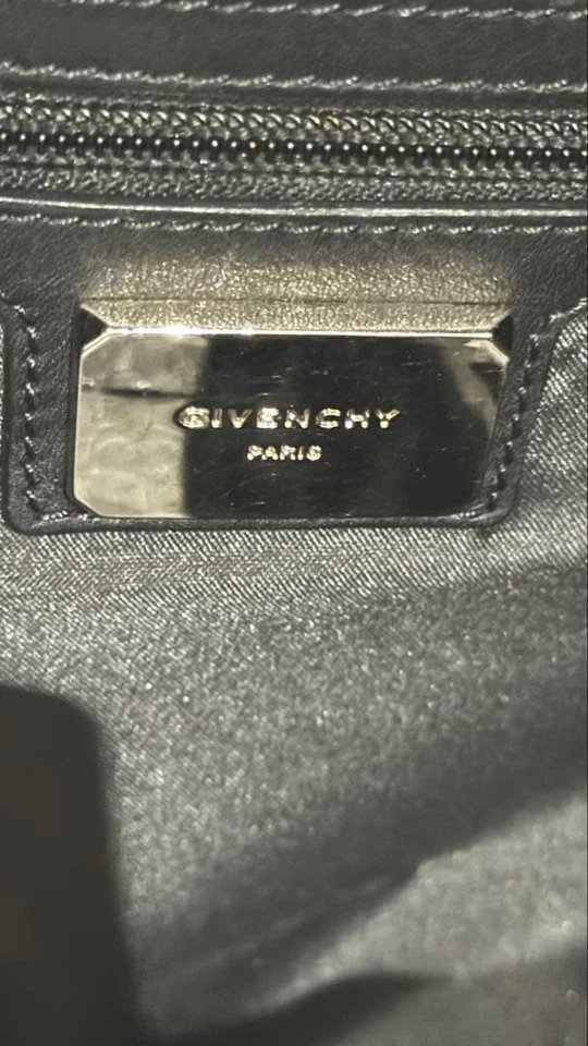 Givenchy Leather Canvas Rucksack Backpack Men Size 34x47x14 Used - Image 4 of 4