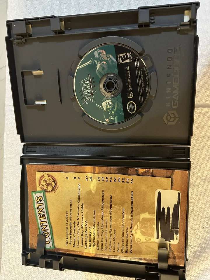 Legend of Zelda: Four Swords Adventures GameCube Completo Foto 2 de 4