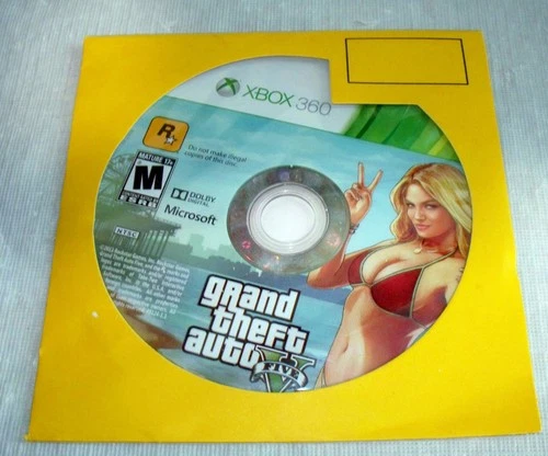 Grand Theft Auto V GTA 5 Microsoft Xbox 360 - Disc Only - Disc 1 Install
