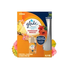 Glade Automatic Spray Starter Kit Hawaiian Breeze 6.2oz 1 Holder + Refill