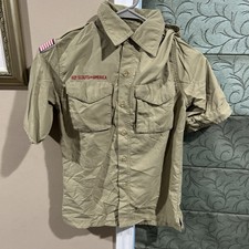 Boy Scout BSA UNIFORM New Style SHIRT Youth Medium Short Sleeve O71
