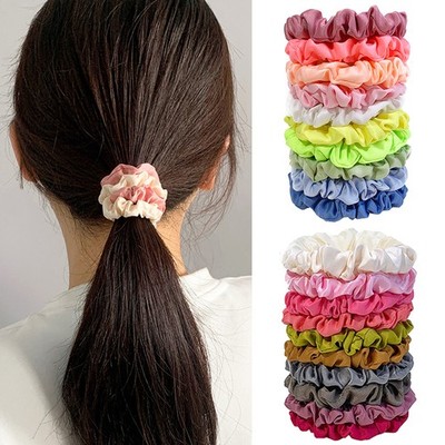 Fashion Hair Accessories Set of 10 Scrunchies For Women Girls Gift