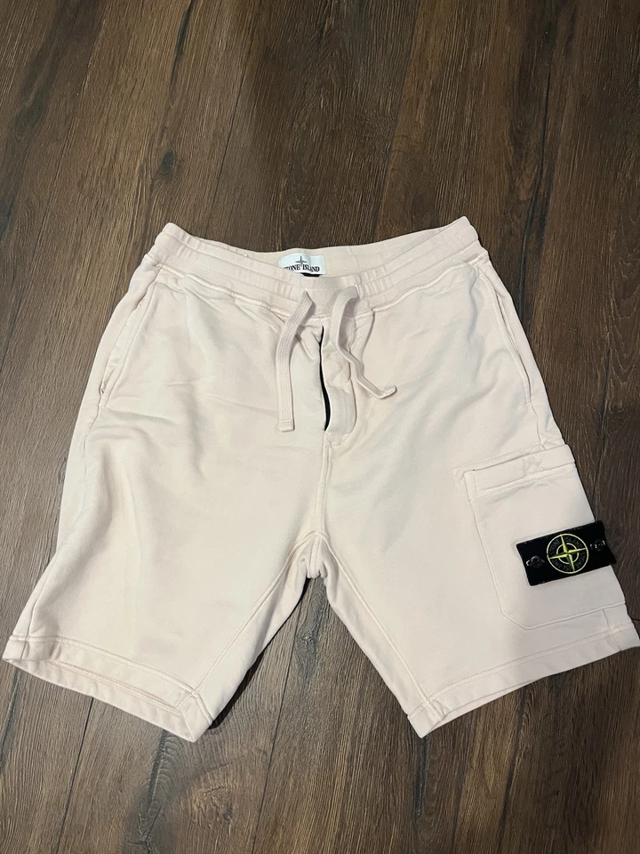Stone Island Bermuda Shorts Light Pink Men’s Size Medium