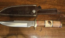 Chipaway COUNTRY hunting Knife & Leather Sheath 12" Long MINT UNUSED COND
