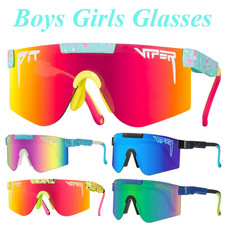 Kids Trendy Sunglasses Outdoor Baseball Softball Sport Shades UV400 Eye Shield