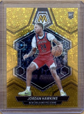 2023-24 Panini Mosaic Jordan Hawkins Tv Gold Fast Break Disco Prizm /10